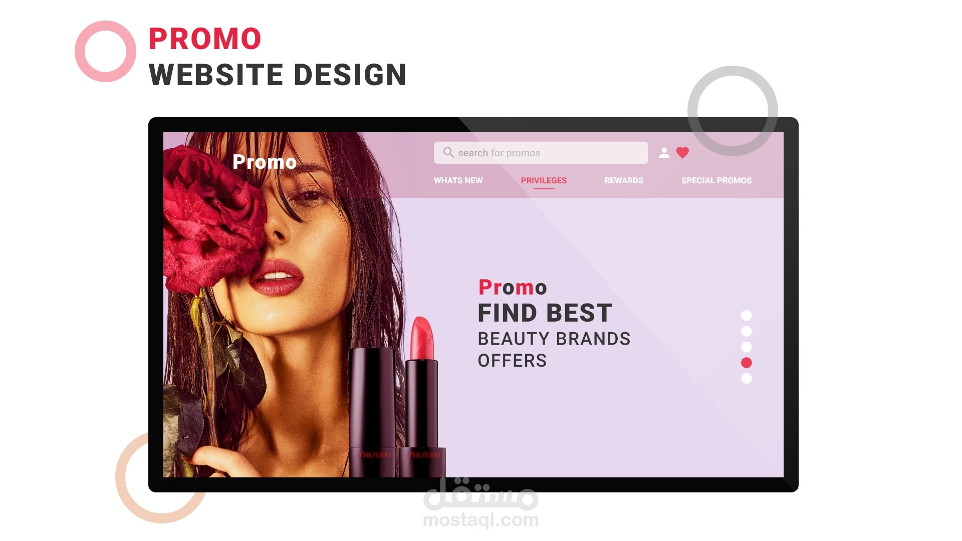UI/UX for promo website