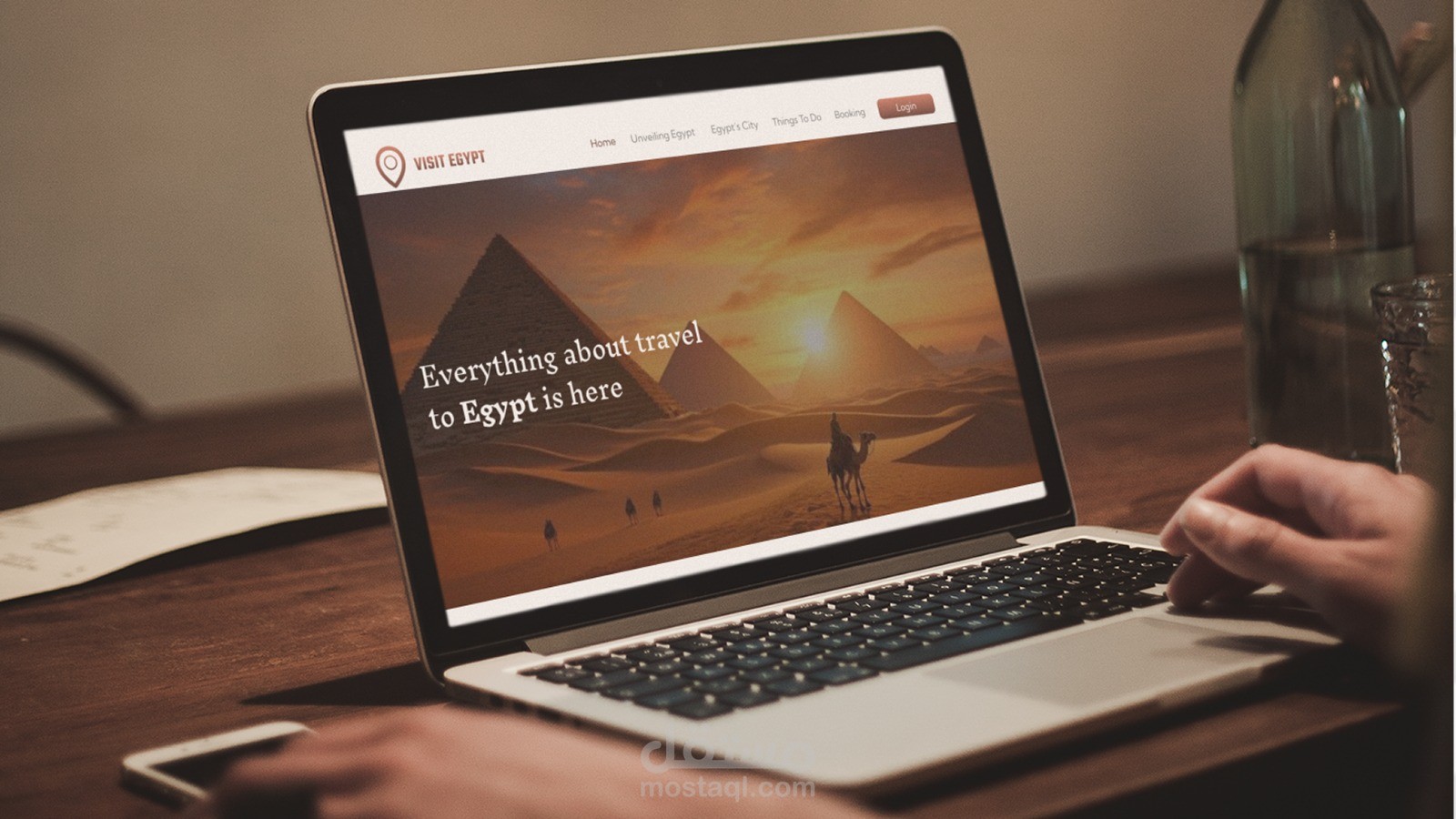 تصميم تجربة و واجهة مستخدم (UI/UX) لمنصة سياحية ذكية - "Visit Egypt"