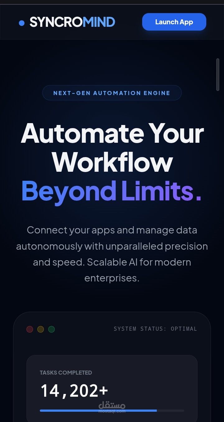 SyncroMind AI Dashboard