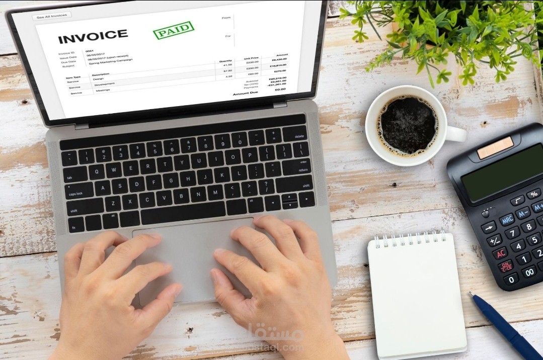 إدخال ومتابعة البيانات المالية لمطاعم السندوتشات والعصائر