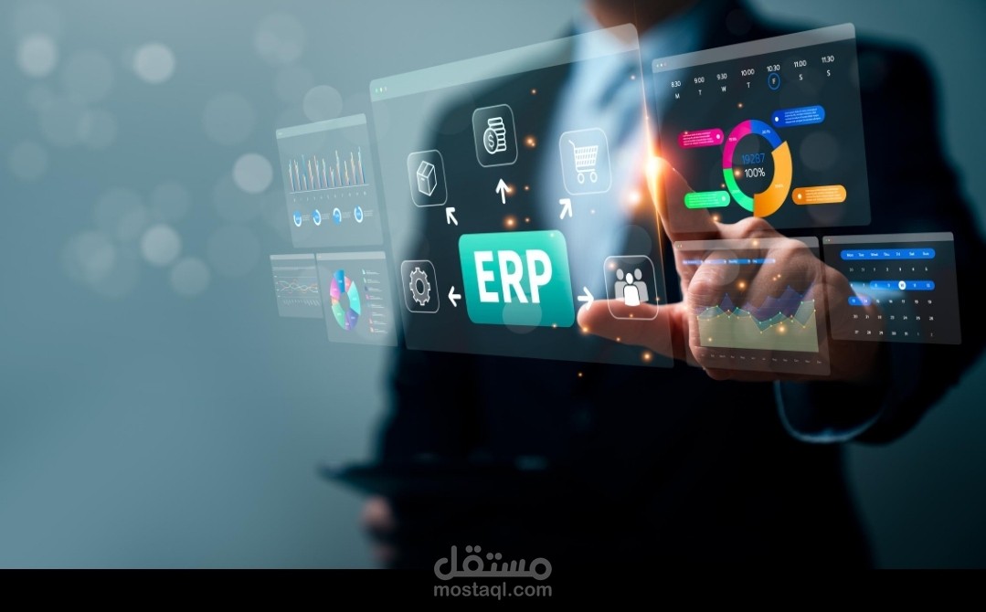 إدخال ومتابعة البيانات المالية لمطعم مهيلة خميس علي الاكسل