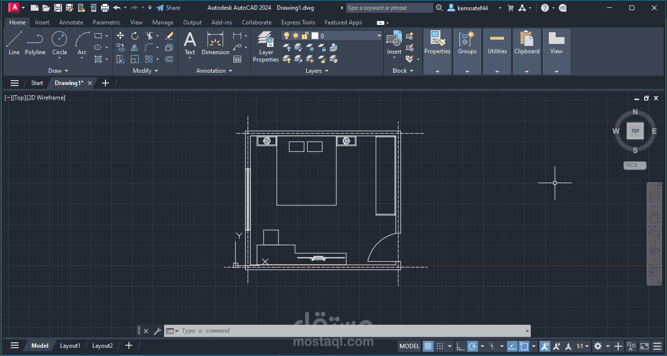 مهندس تصميم معماري متخصص في AutoCAD