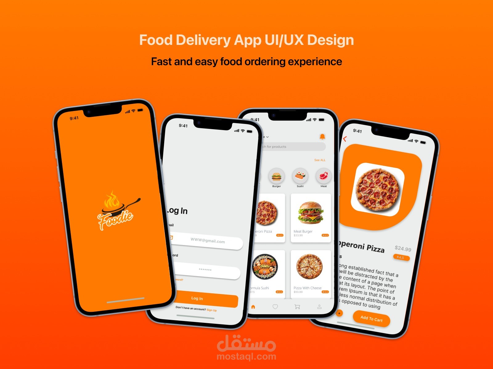 Food Delivery Mobile App UI/UX Design
