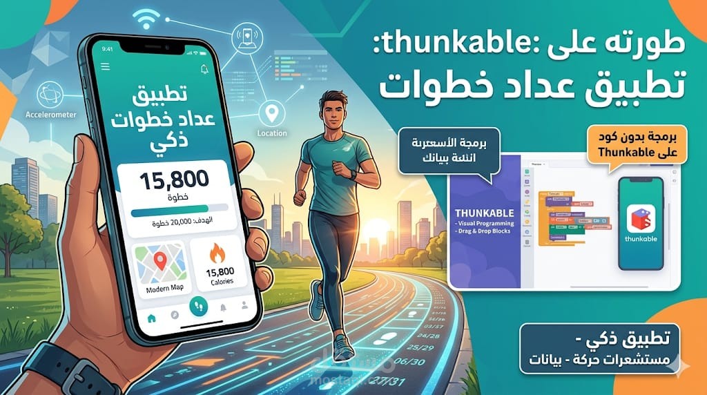 تطبيق متعقب الخطوات
