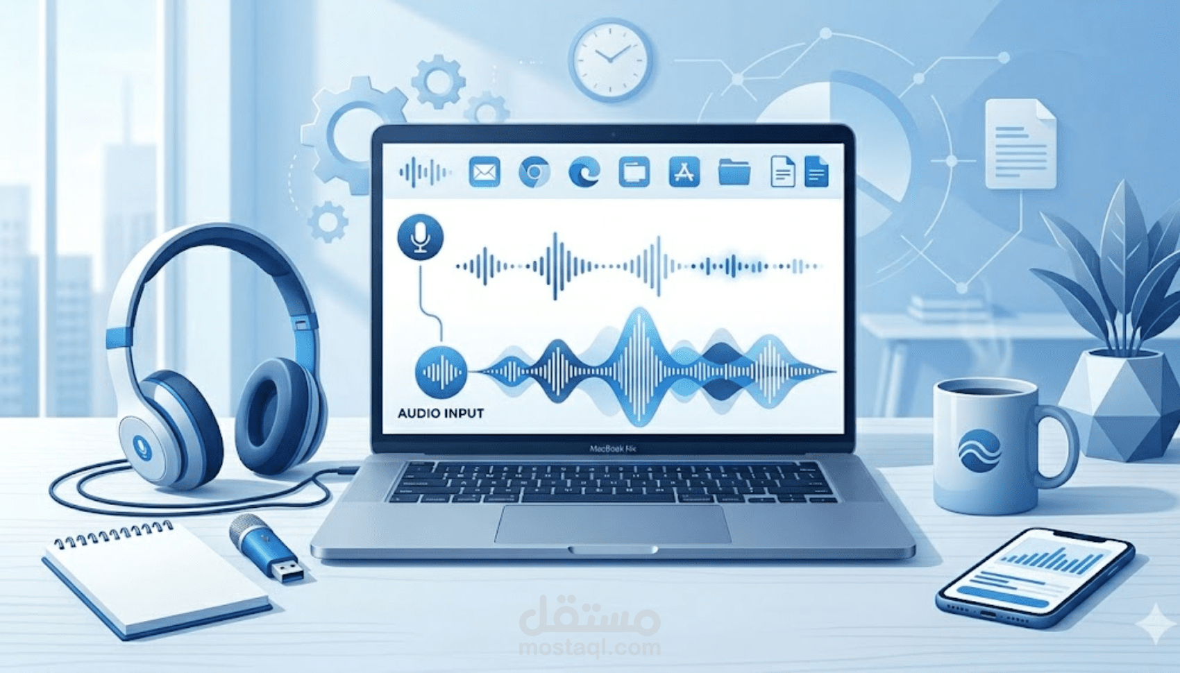 تفريغ الملفات الصوتية والفيديوهات إلى نصوص دقيقة ومنظمة