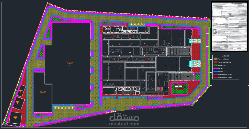 Construction d'une unité industrielle