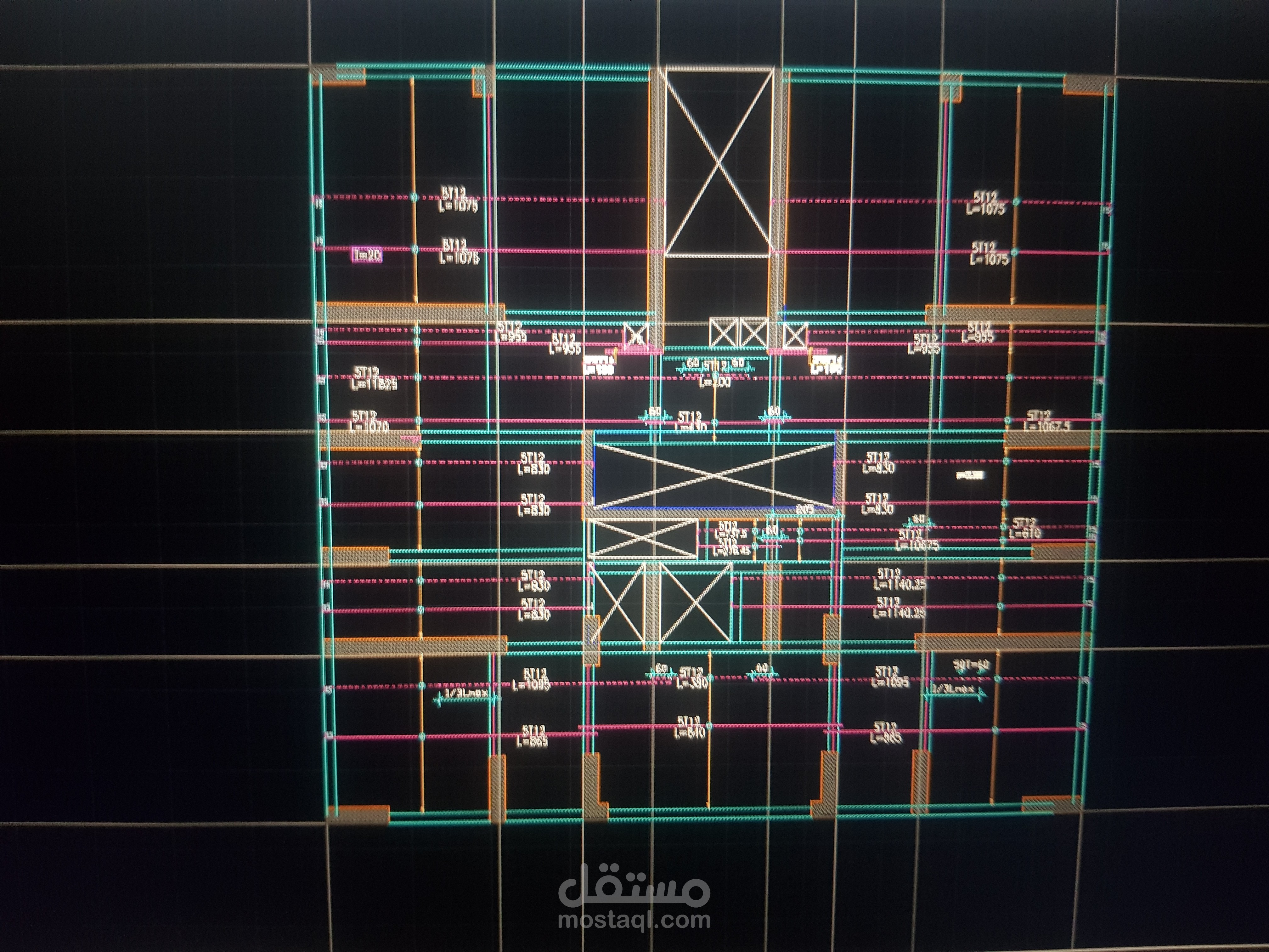 تصميم بلاطة مصمتة