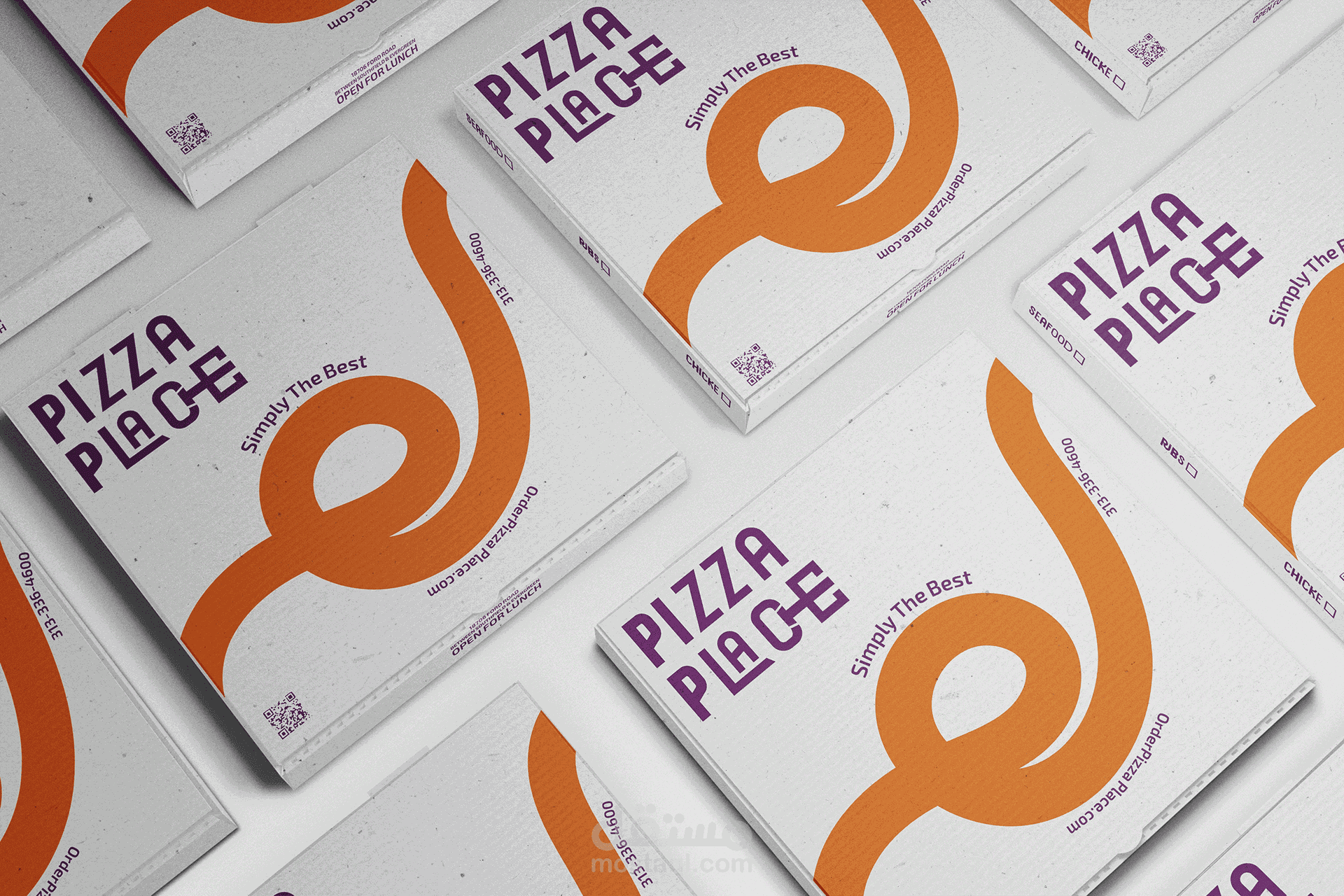 تصميم علبة بيتزا احترافية | Pizza Box Packaging Design