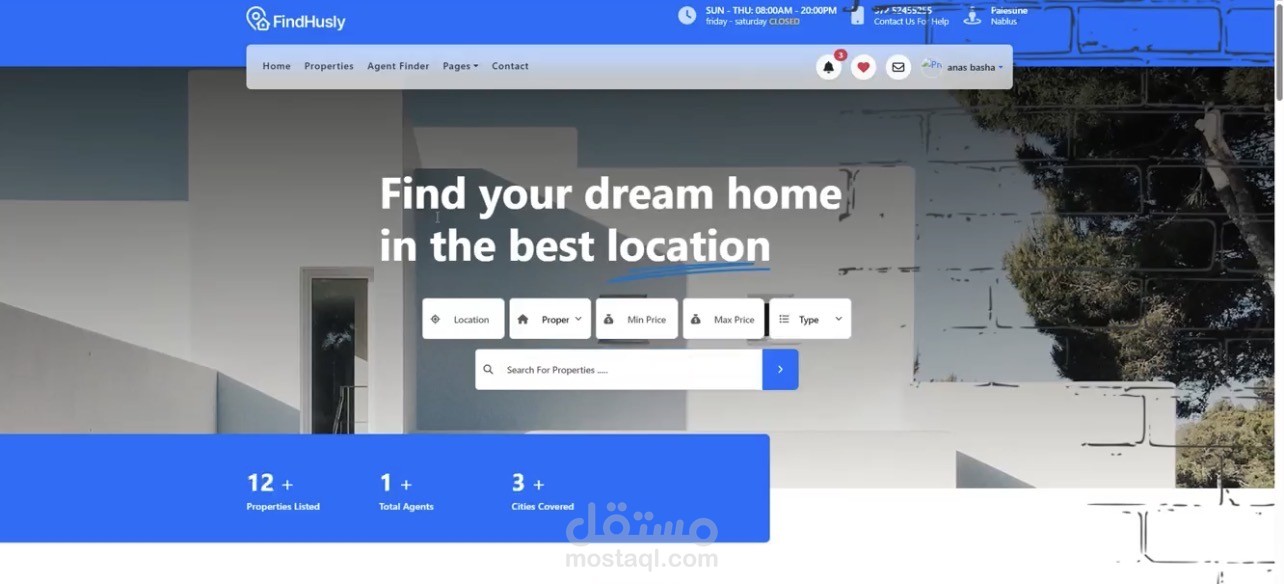 Husly-منصة عقارات متكامله