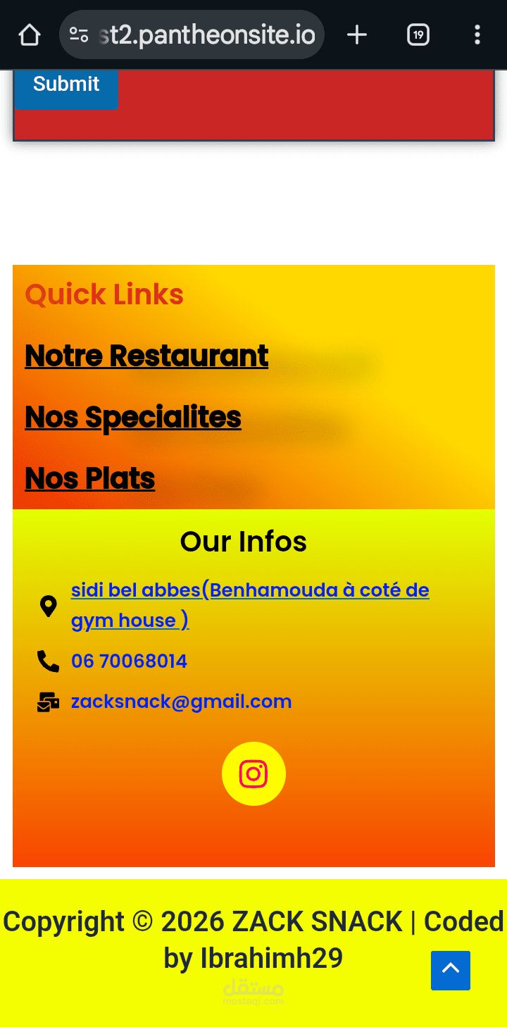 Zacksnack restaurant