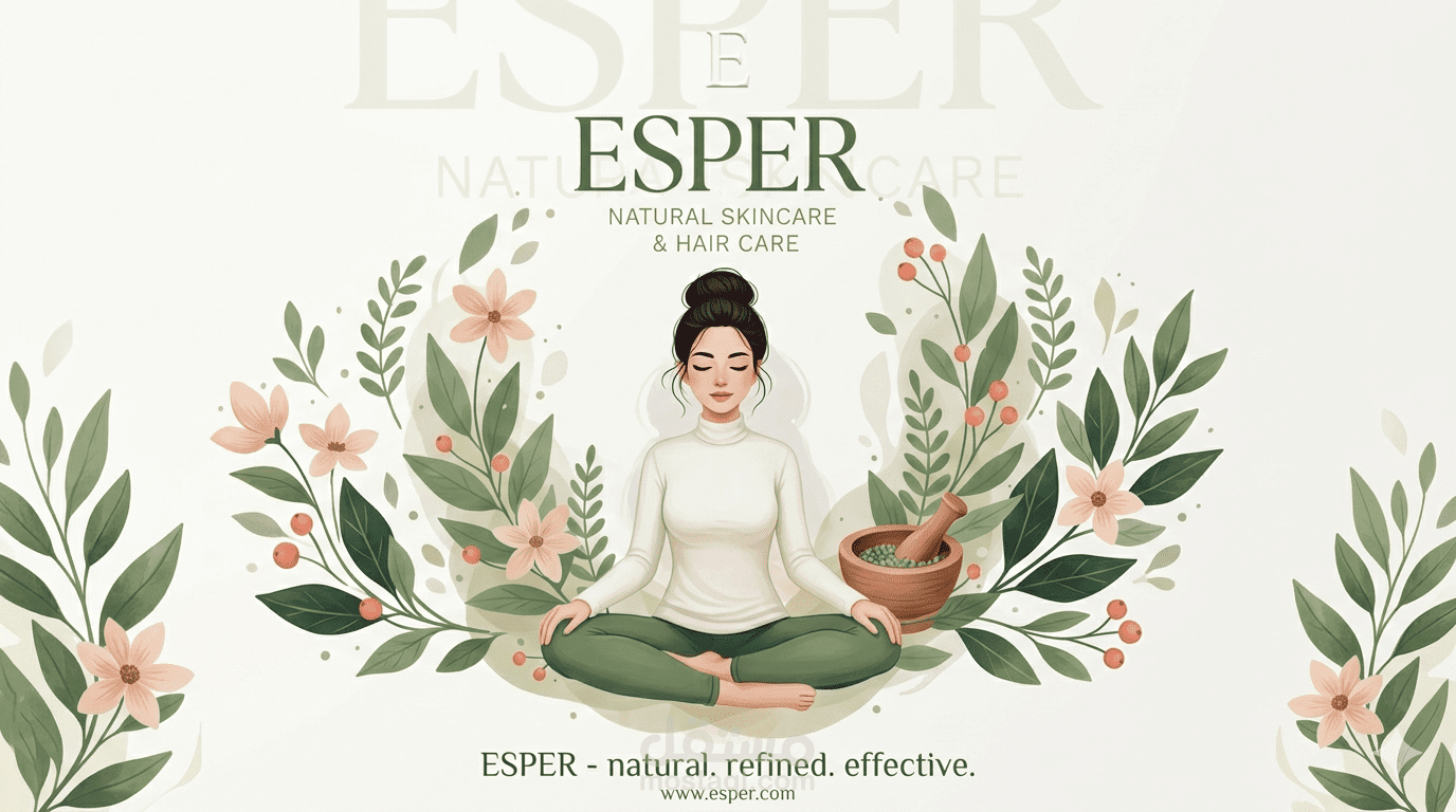 تصميم الهوية البصرية والملصقات التجارية لمنتجات العناية الطبيعية (Label Design)