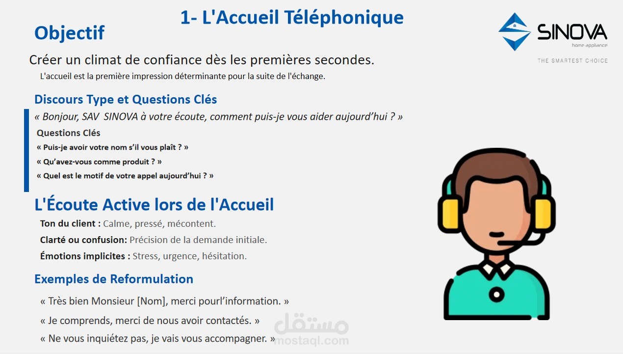 call reception script