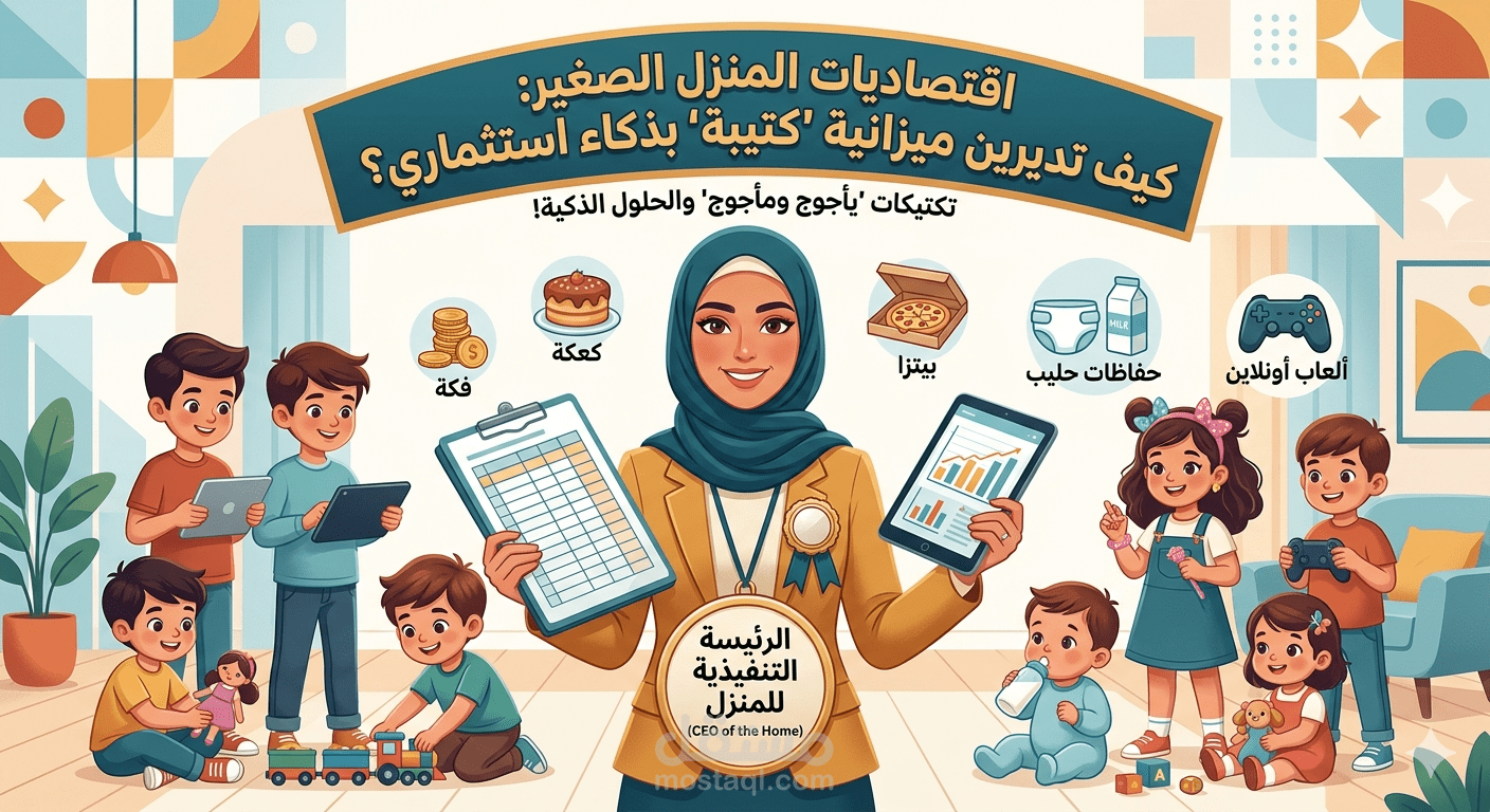 اقتصاديات المنزل الصغير: فن إدارة ميزانية العائلة بذكاء إبداعي