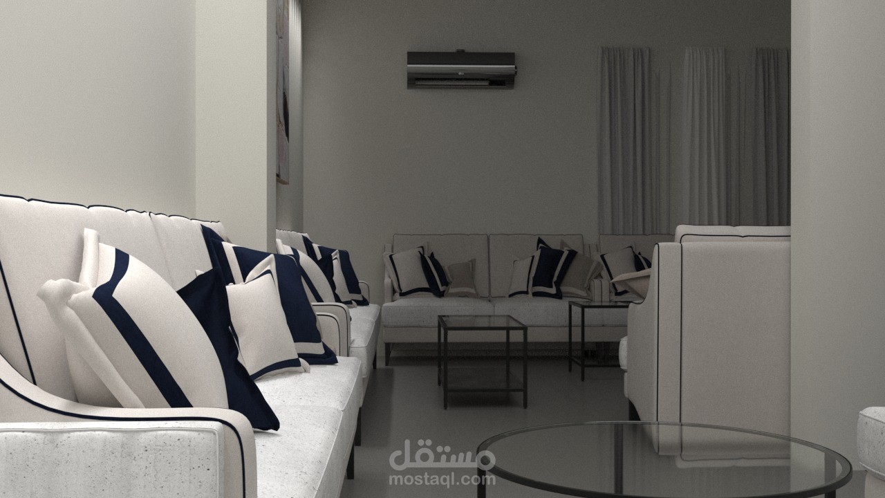 عملت في تصميم مجلس لمنزل