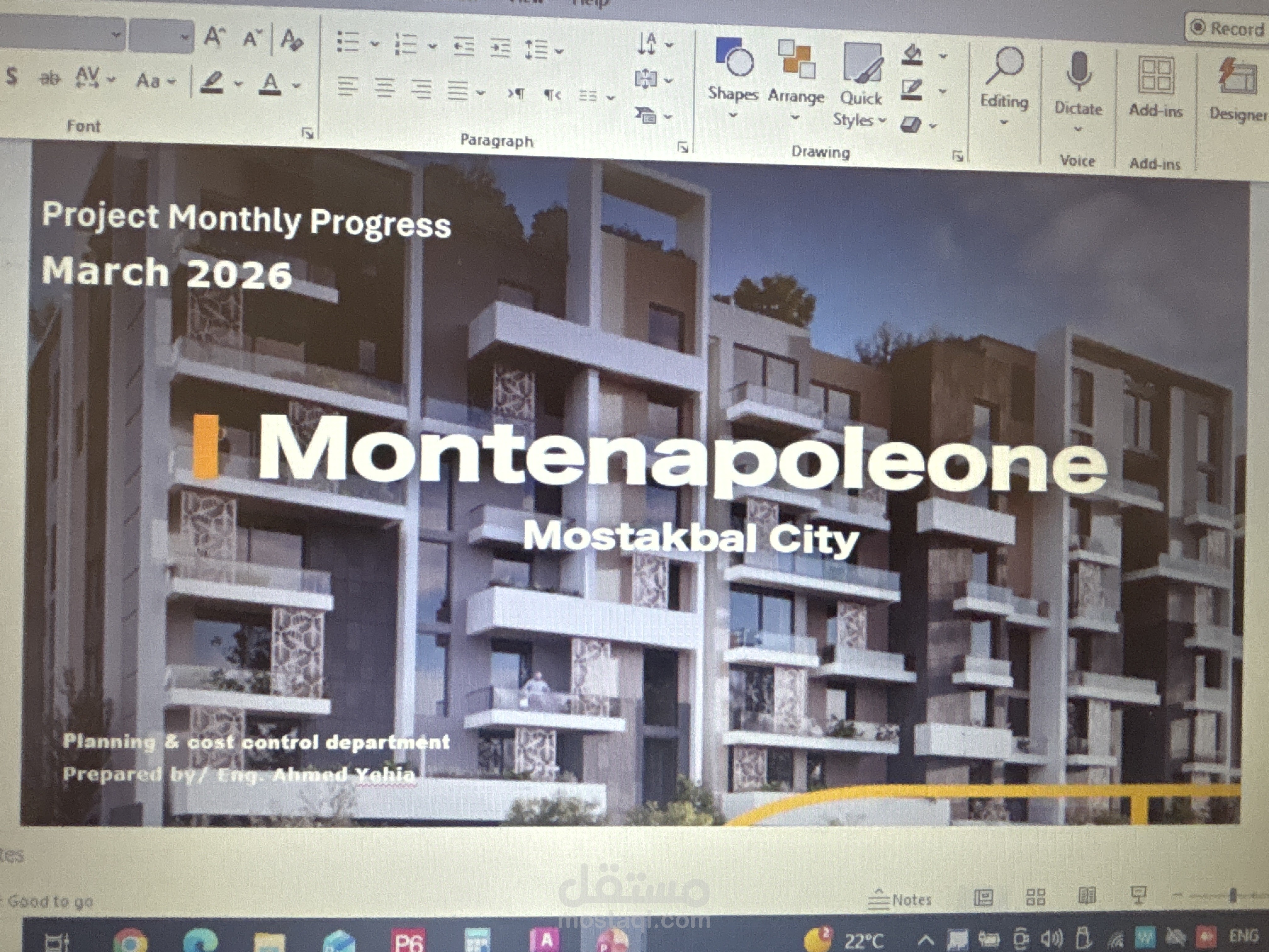 Project control for townhouses compound