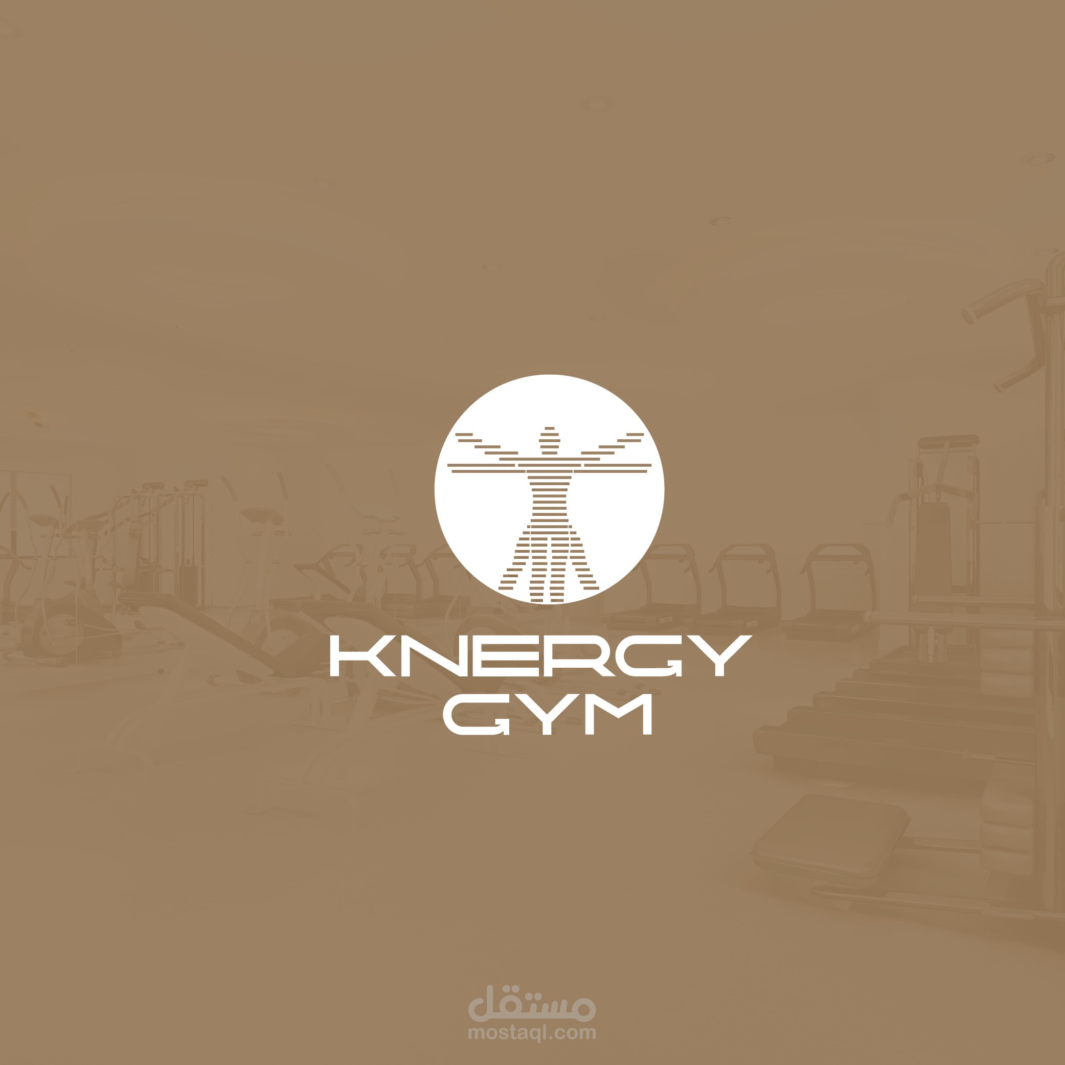 تصميم هويه بصرية لبراند KNERGY GYM