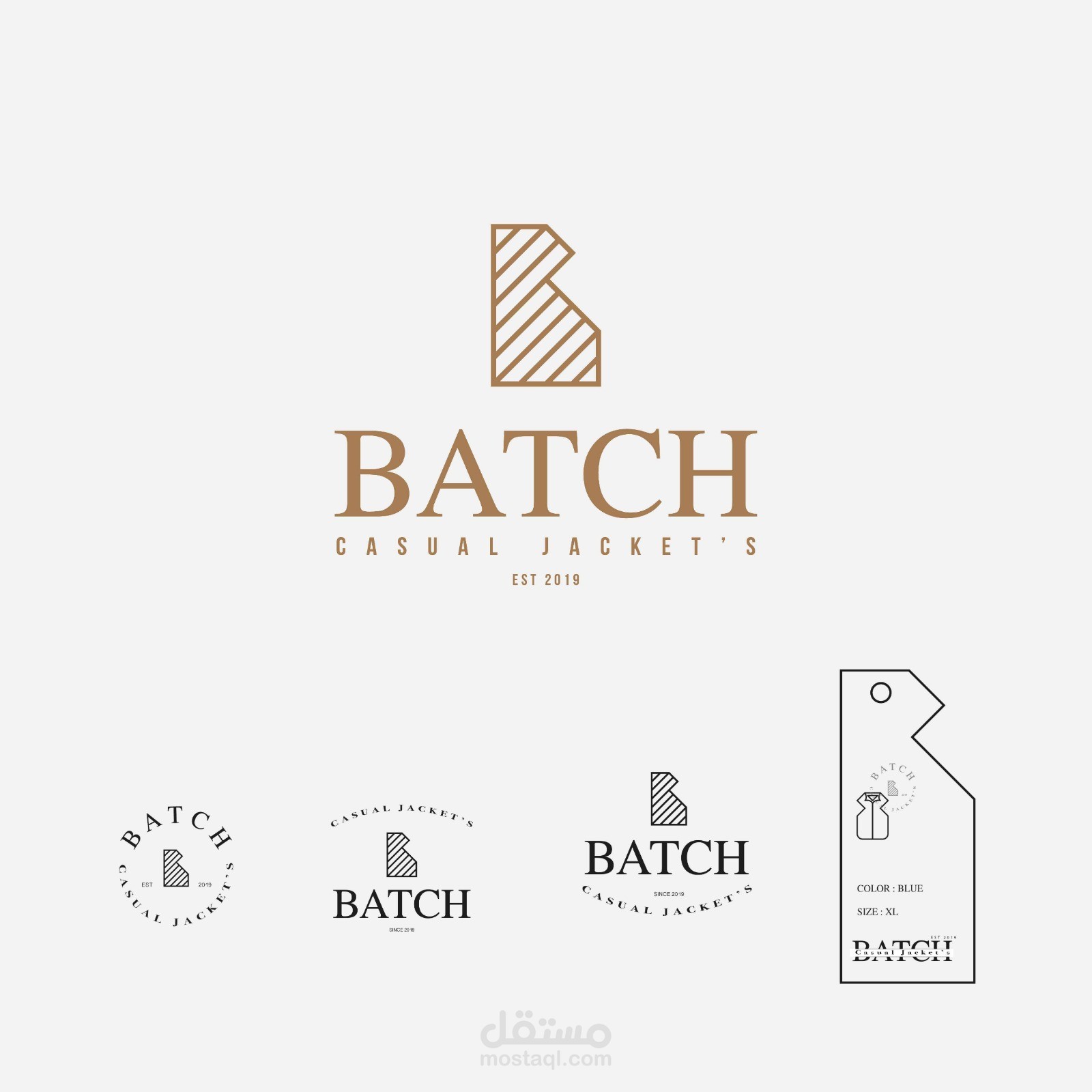 هوية بصرية لبراند  ملابس BATCH