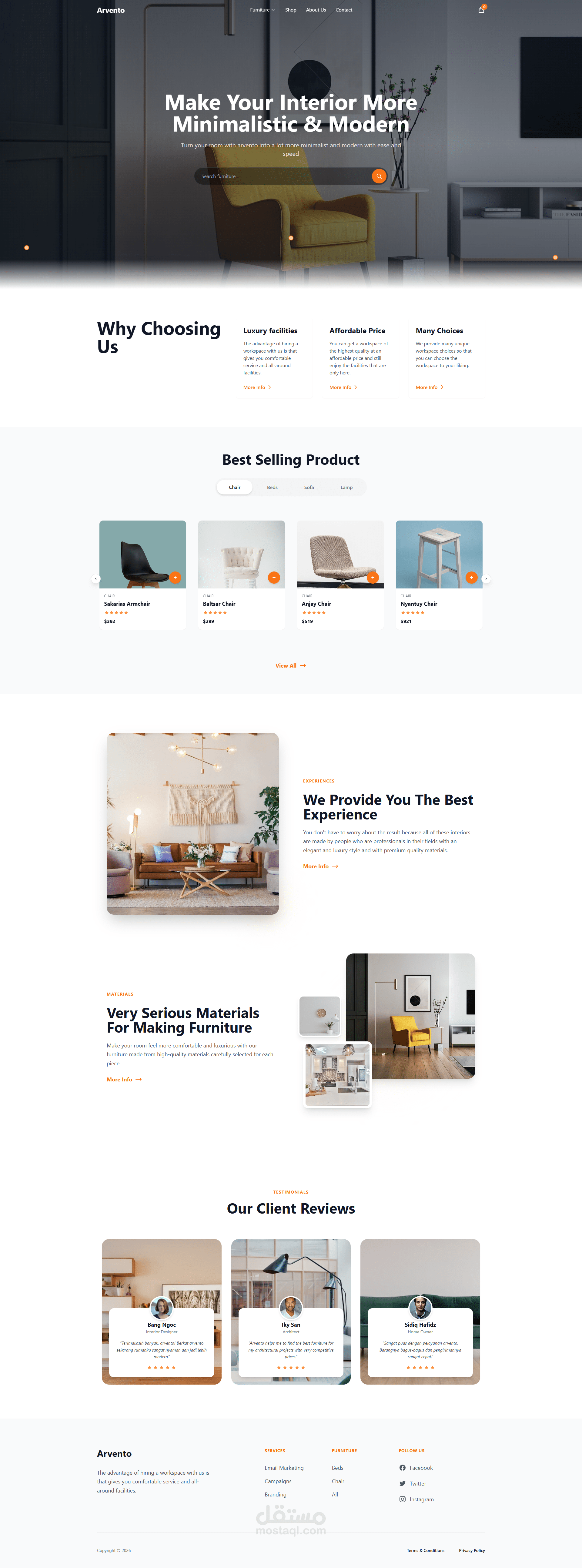 Arvento---Furniture-Landing-Page-Design