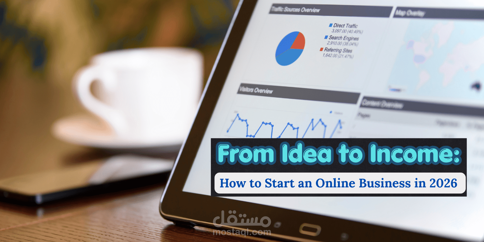 مقال SEO احترافي: دليل بدء مشروع تجاري إلكتروني 2026