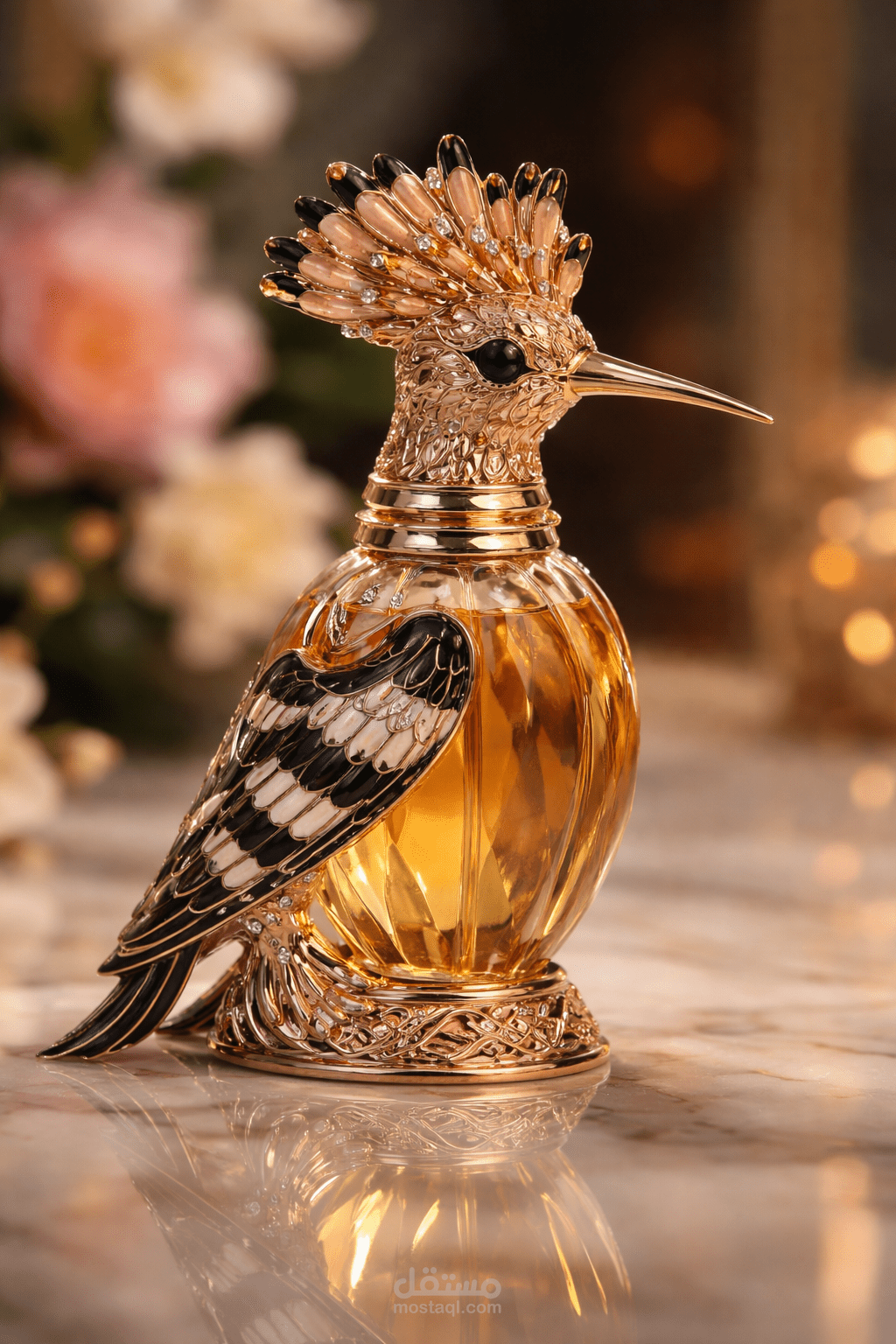 تصميم زجاجة عطر فخمة 3D