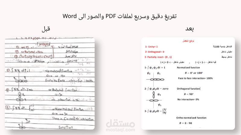 تفريغ نصي لصور ببرنامج ال Word وتحويلها الى ملف PDF