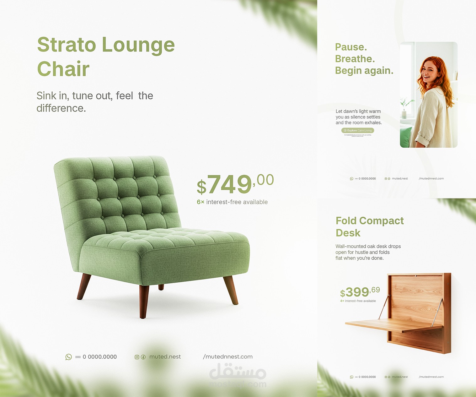 Social Media · Furniture Grid Design