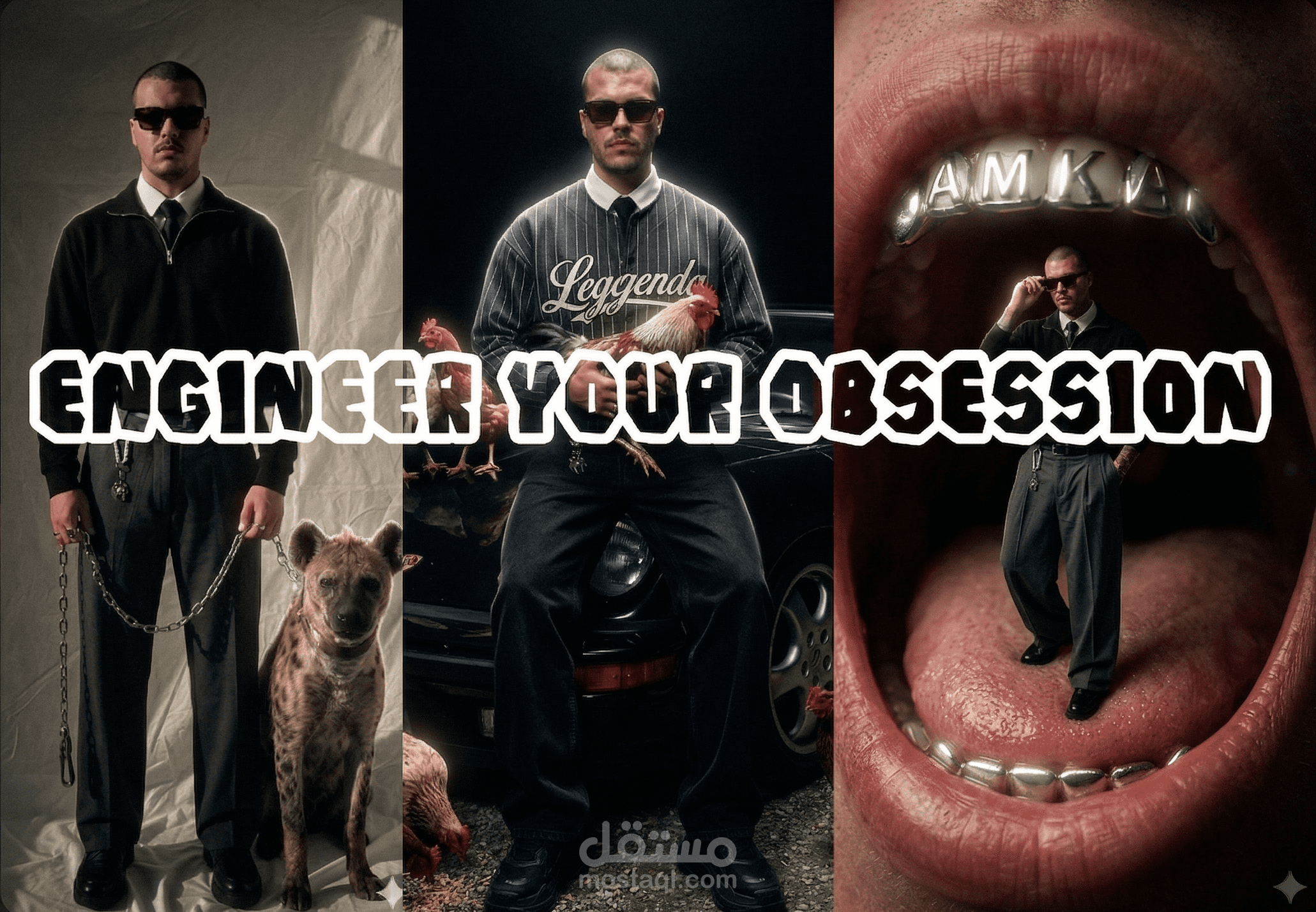 تصميم محتوى بصري إعلاني مبتكر للعلامات التجارية الفاخرة