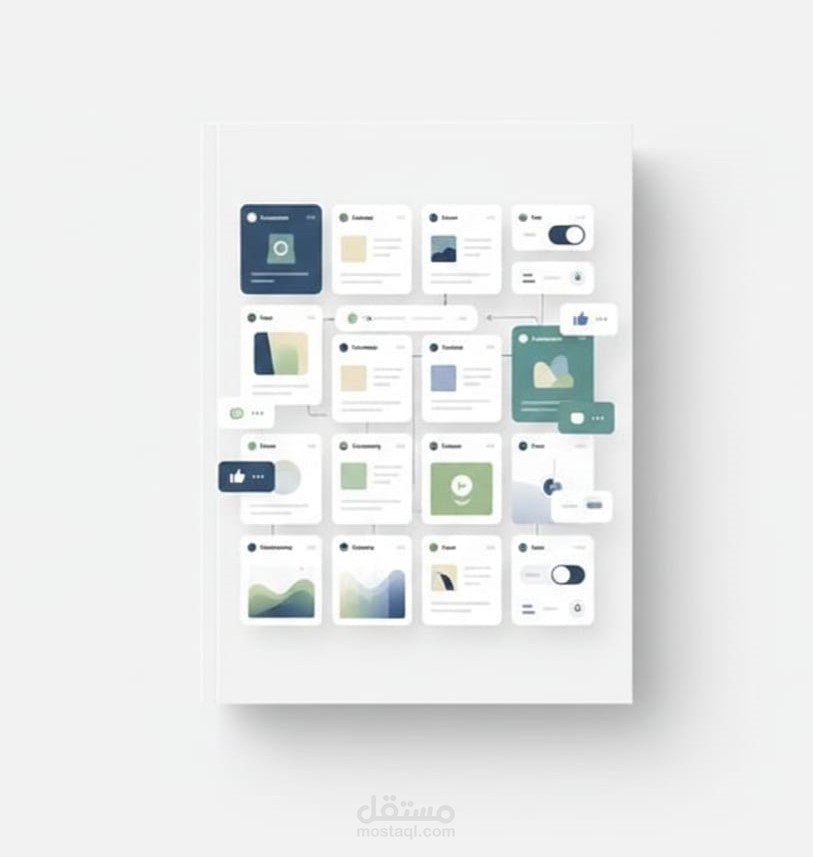 إدارة حسابات سوشيال ميديا وبناء نظام محتوى احترافي