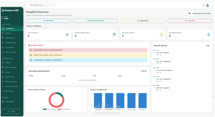 Smart Hospital Management System with AI (Full-Stack Flask Project)