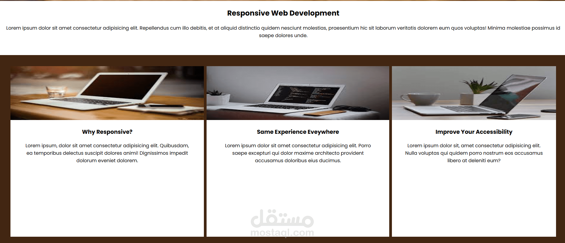 Responsive Landing Page – HTML & CSS Project