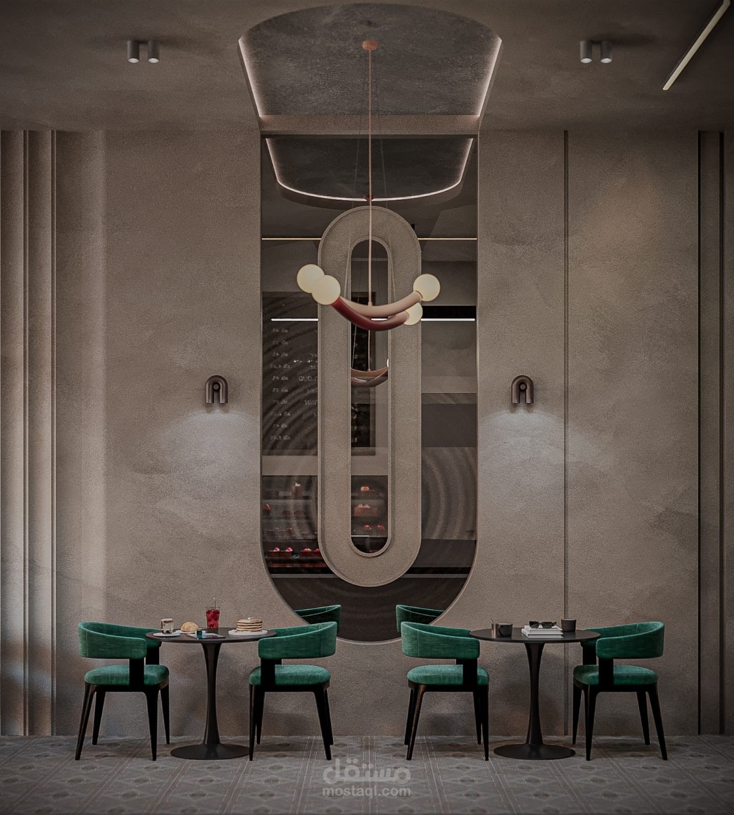 Modern design coffee shope