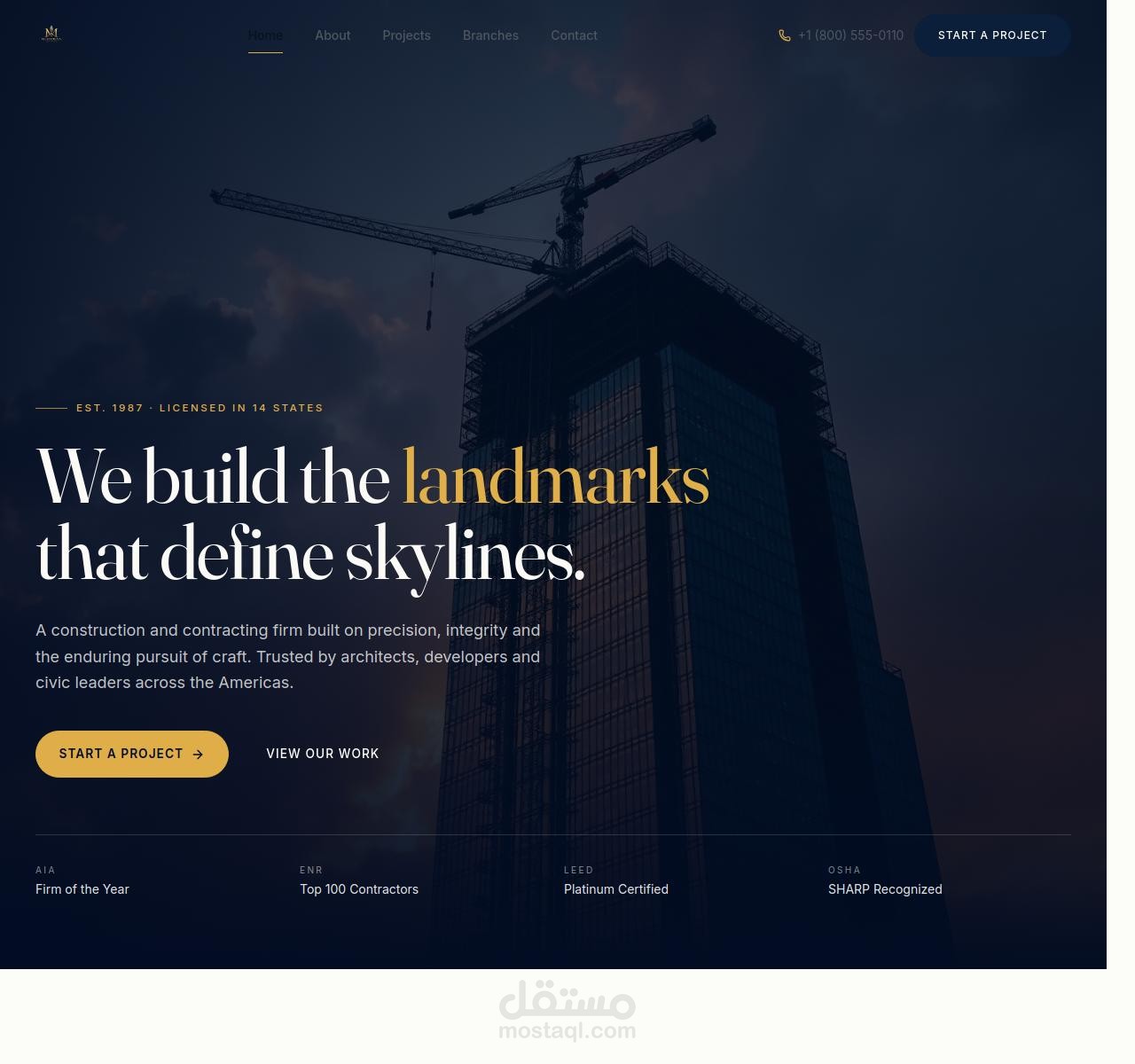 Meridian Real Estate Landing Page