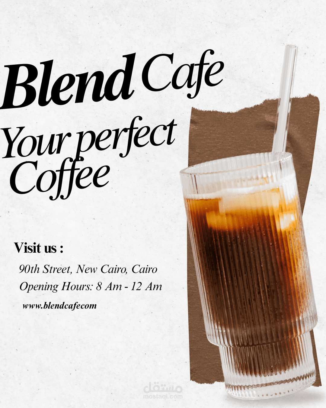 Blend Cafe — Brand Awareness Post