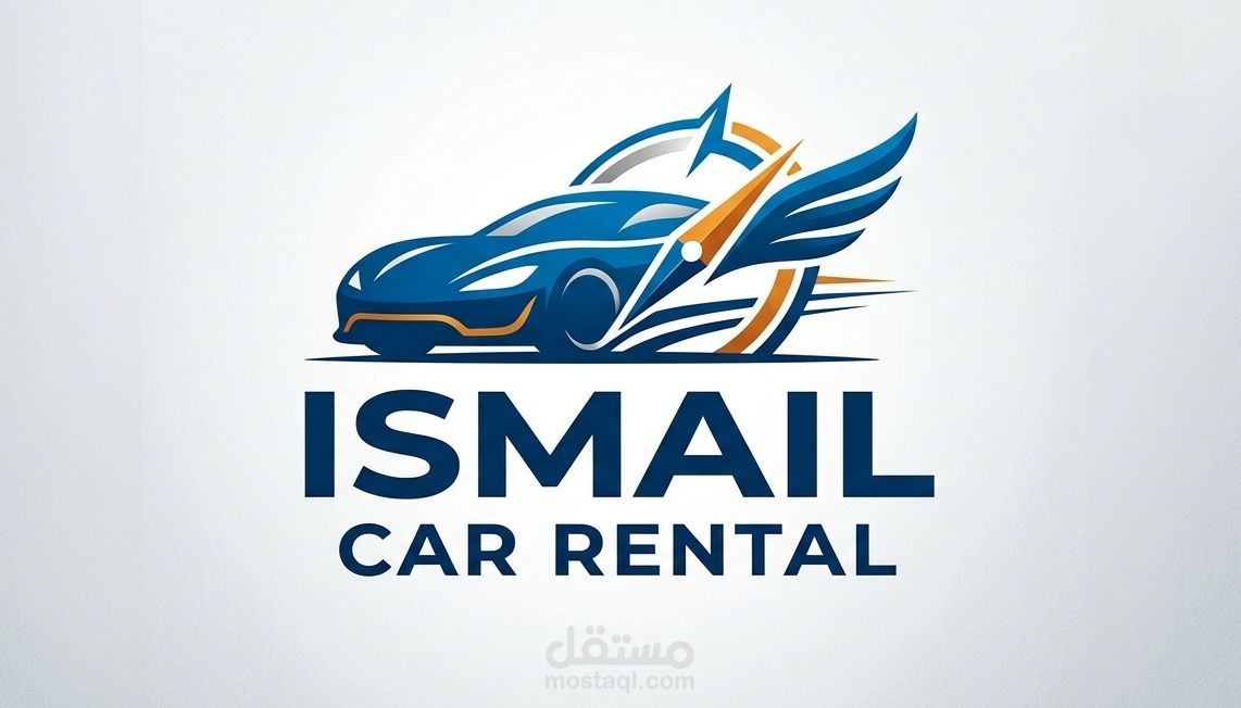 Logo for a car rental shop