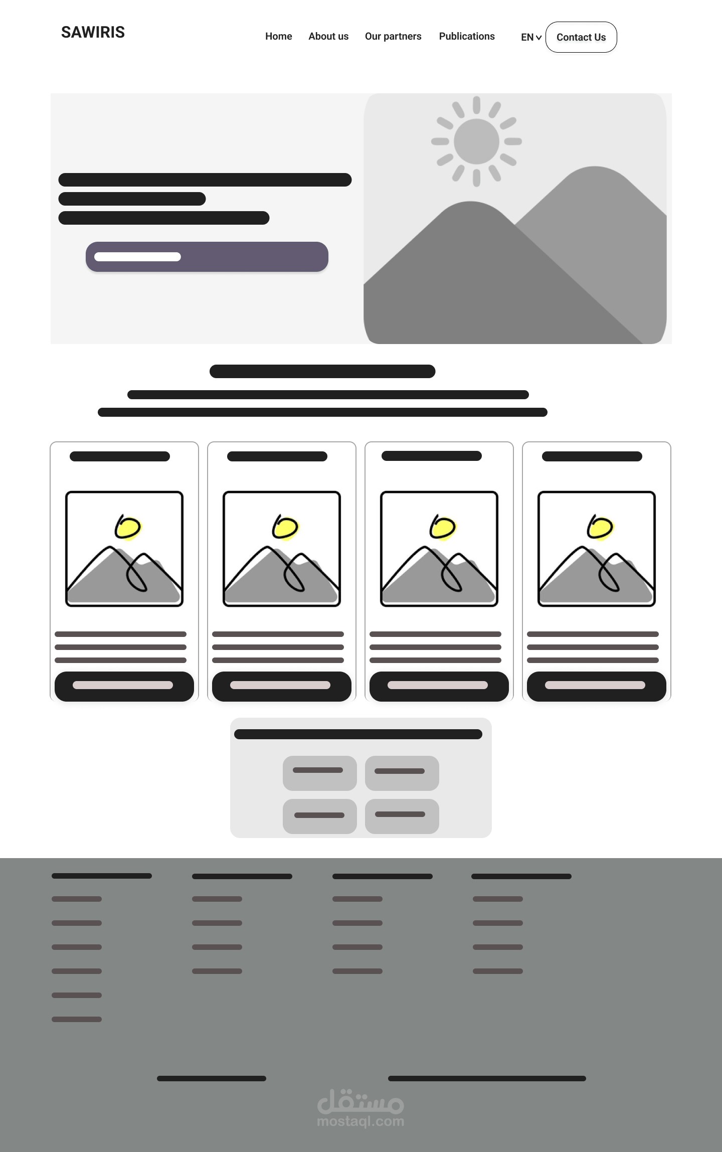 redesign landing page