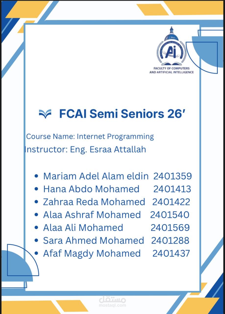 Documentation of “FCAI Semi Seniors 26