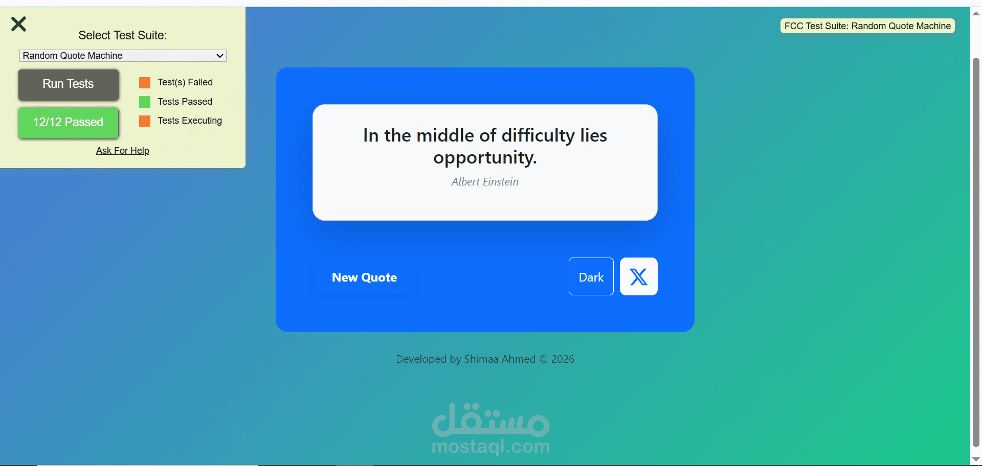 Random Quote Machine