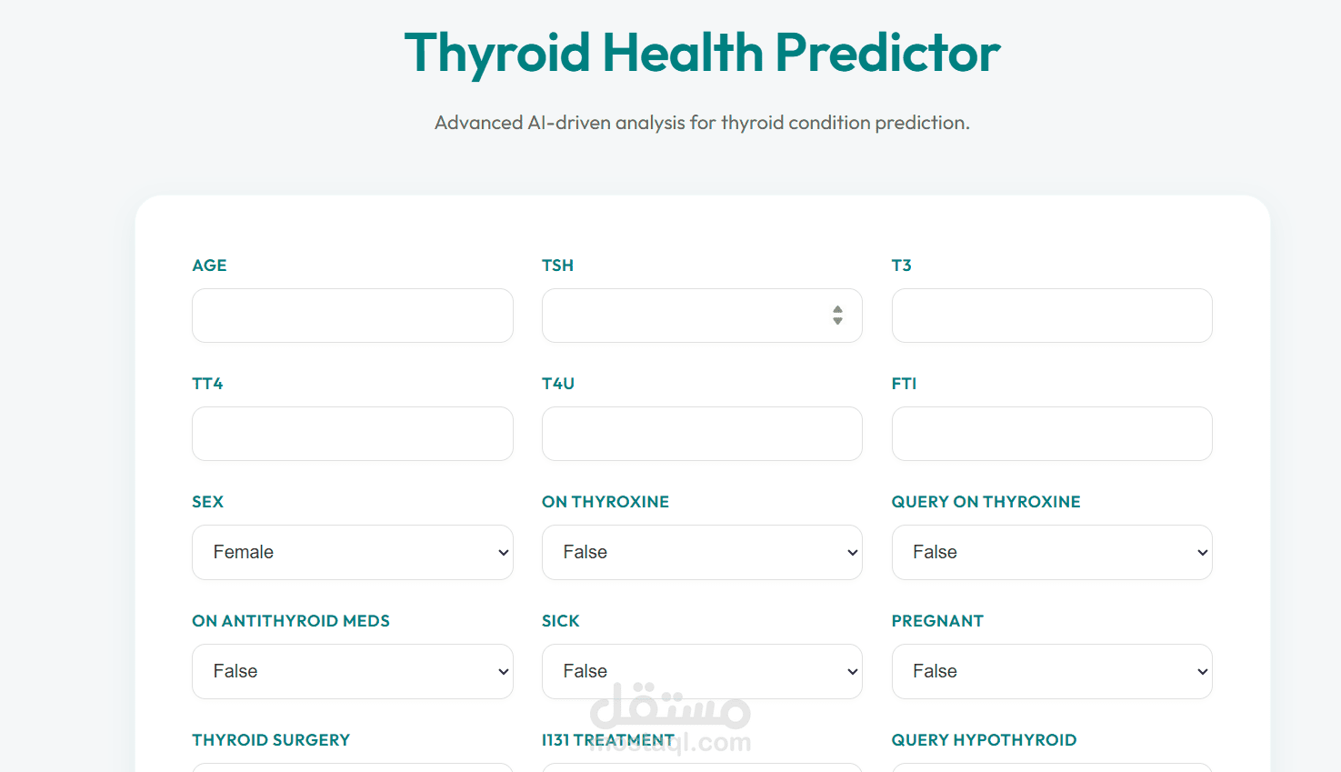 Automated Thyroid Disease Diagnosis & Classification System