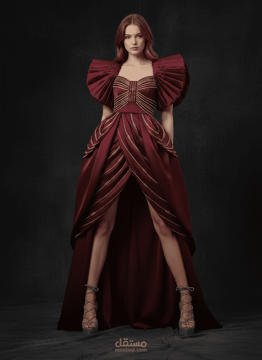 Evening Dress Inspired by Future Technology