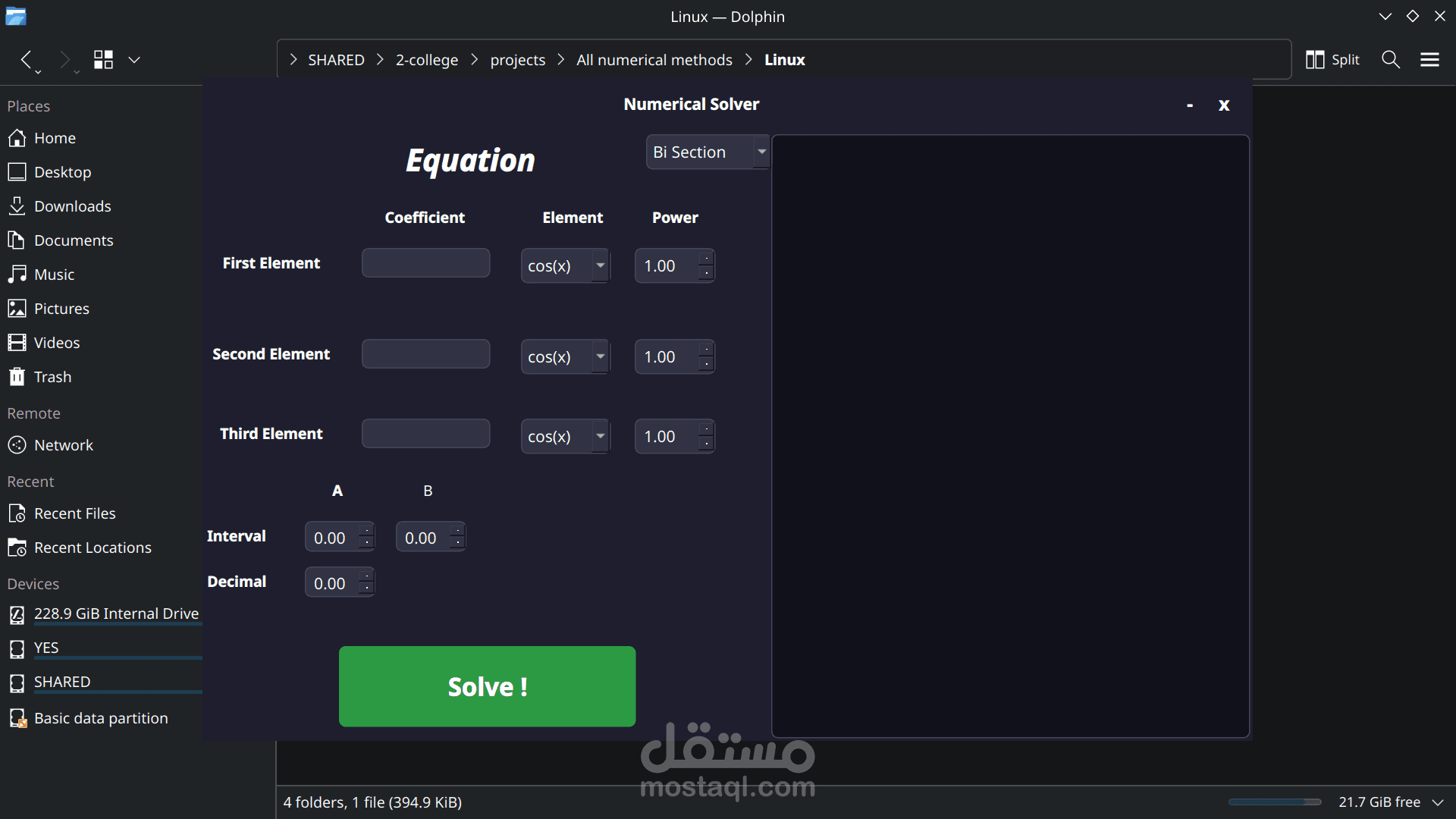 Numerical Methods UI