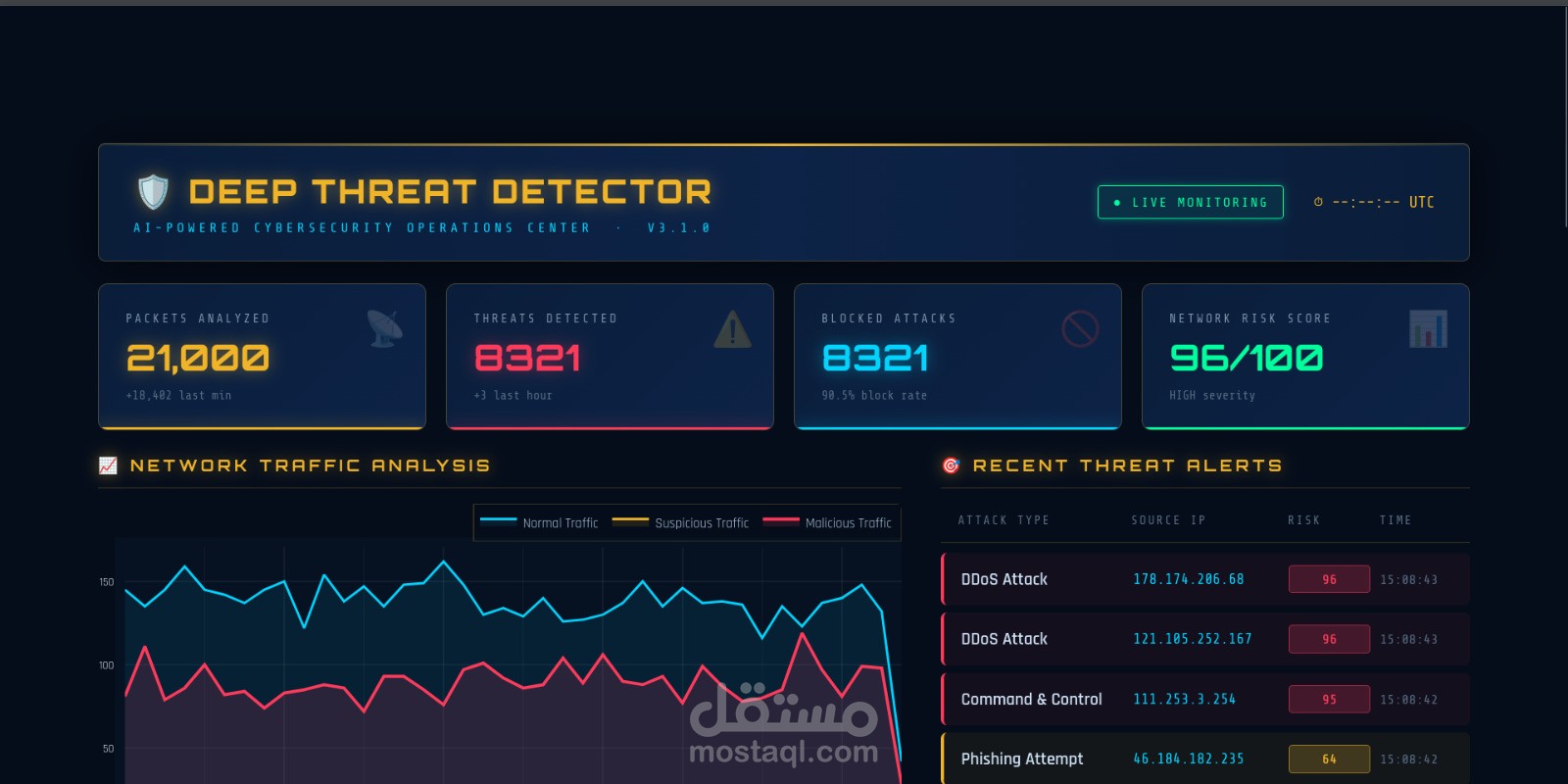 Deep threat Detector