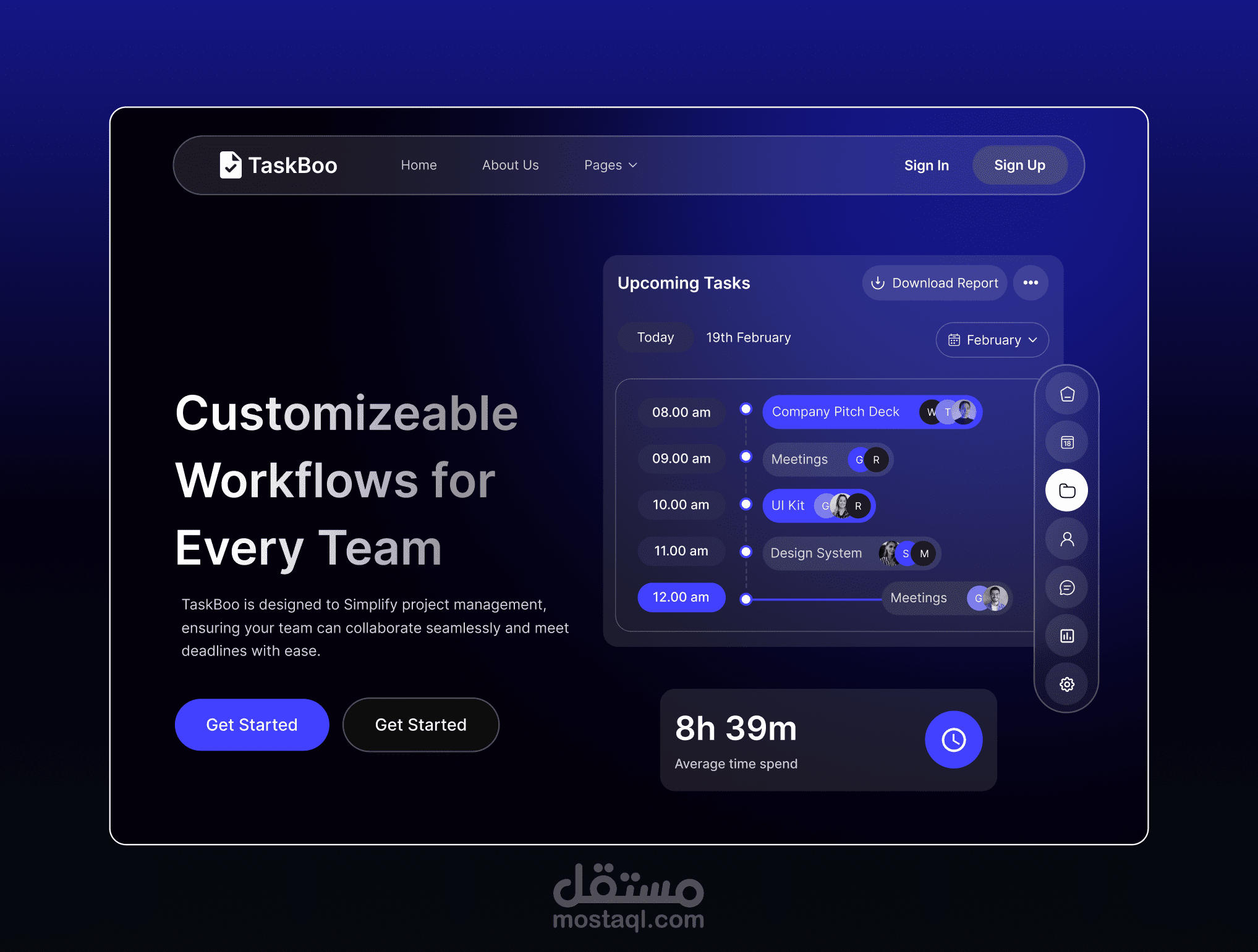 TaskBoo – Smart Workflow Management Platform