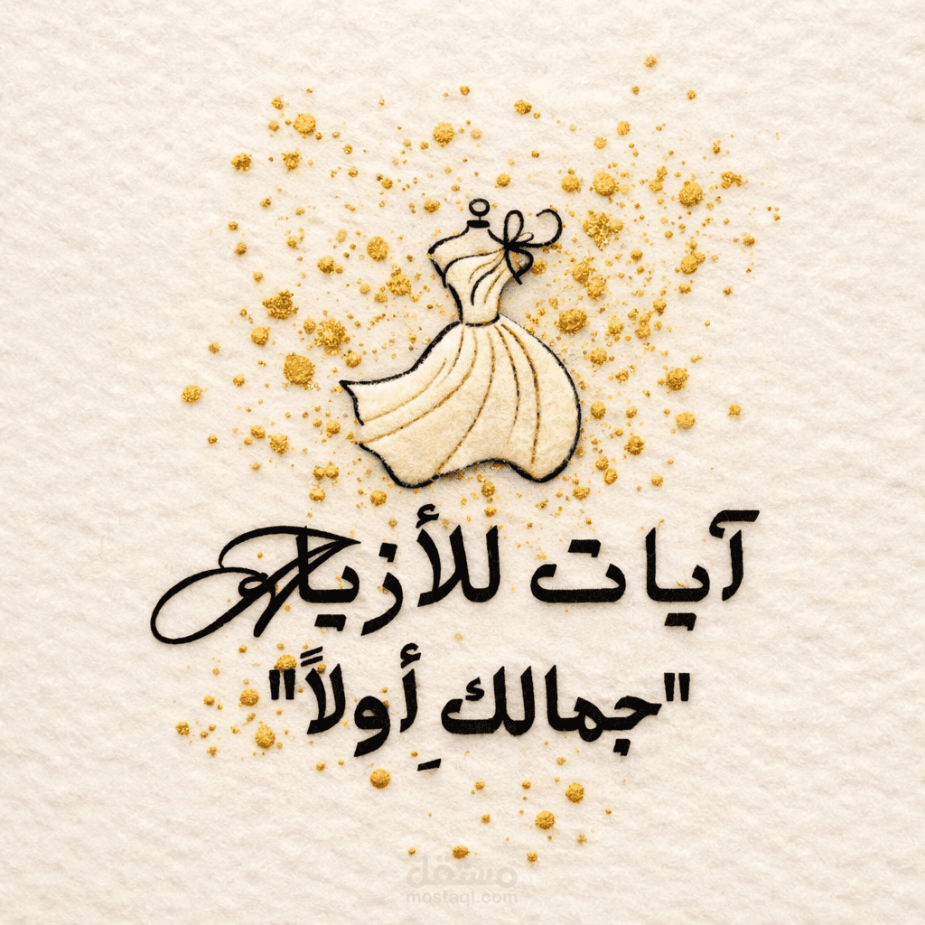 تصميم شعار (Logo) وهوية بصرية احترافية لبراند أزياء.
