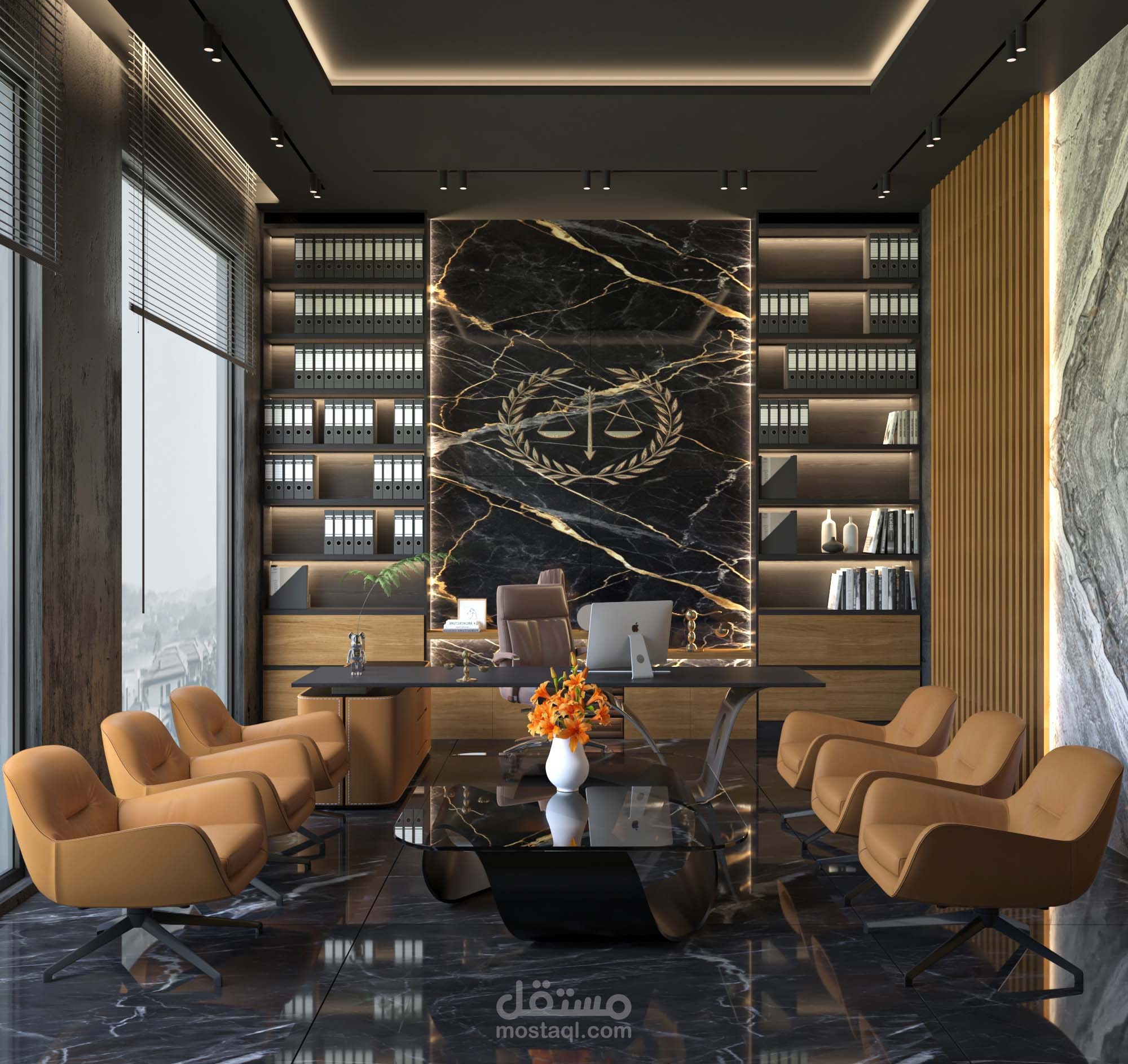 تصميم مكتب محاماة