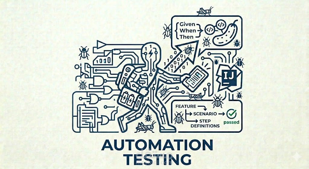 Automation Testing باستخدام Cucumber و IntelliJ (BDD Framework)