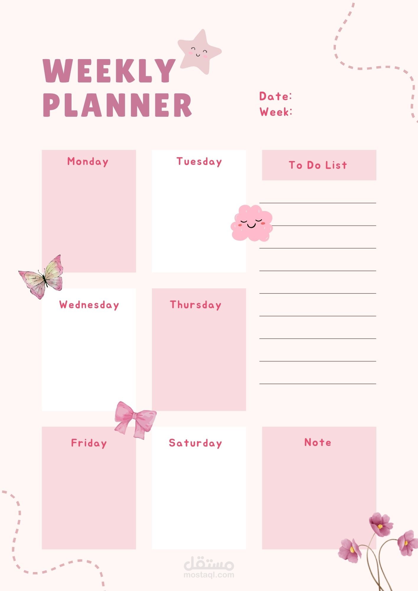 weekly planner
