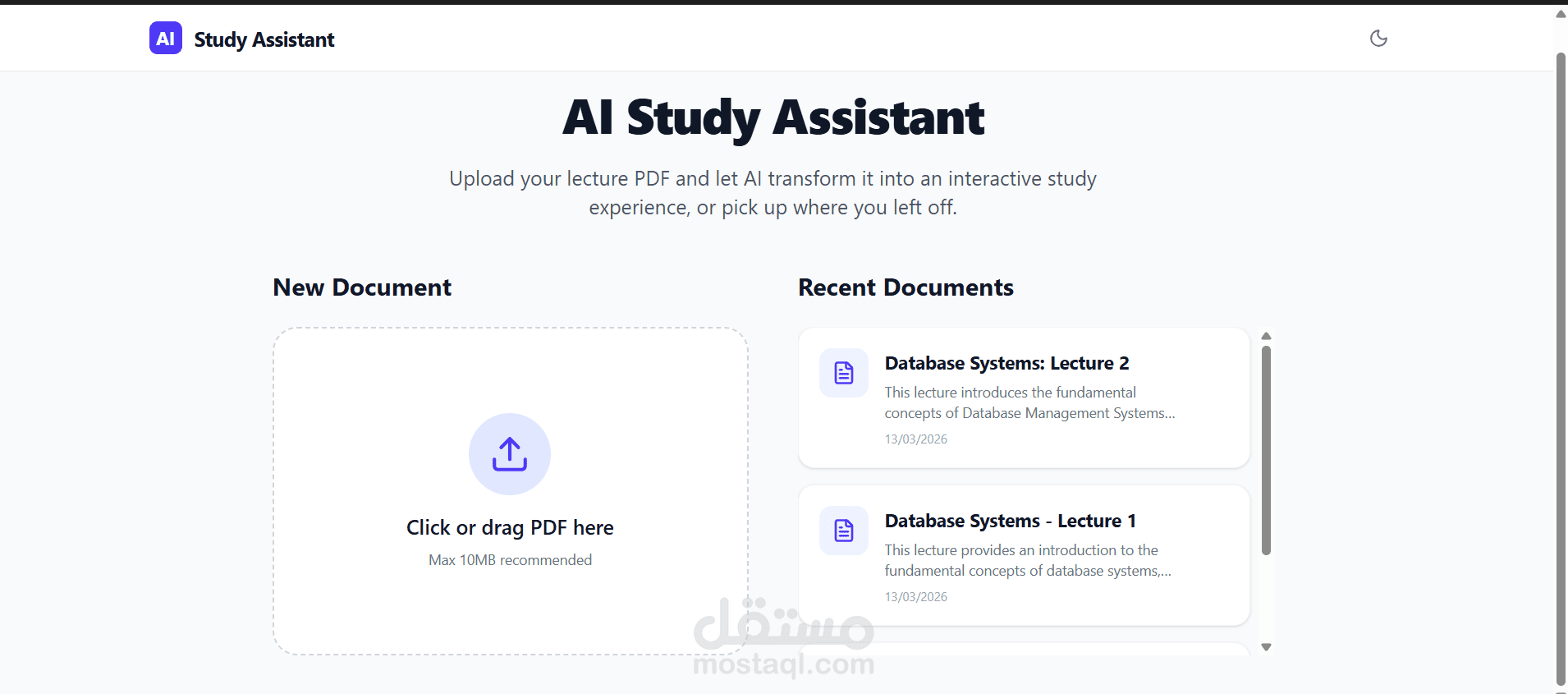 AI Study Assistant