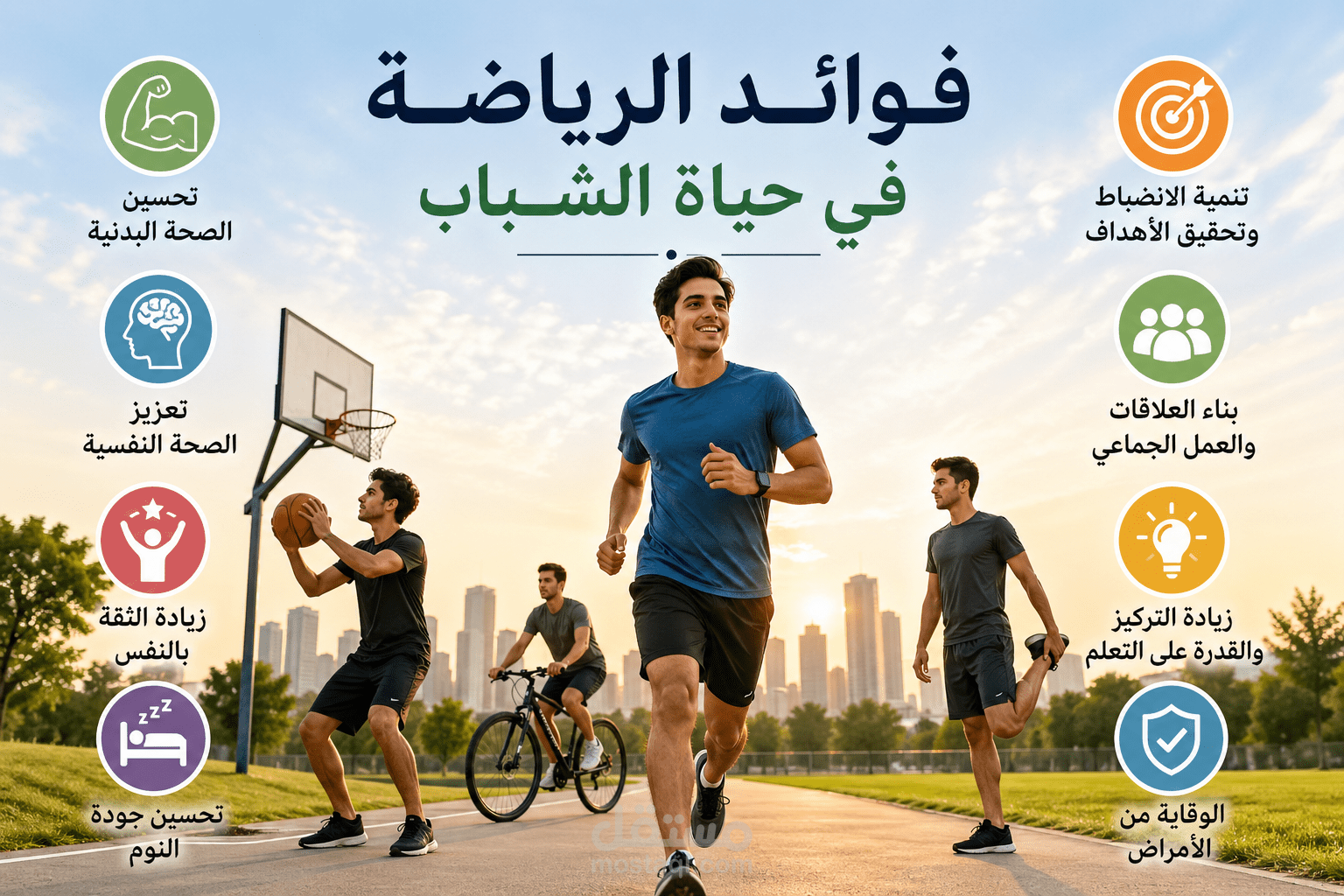فوائد الرياضة في حياة الشباب