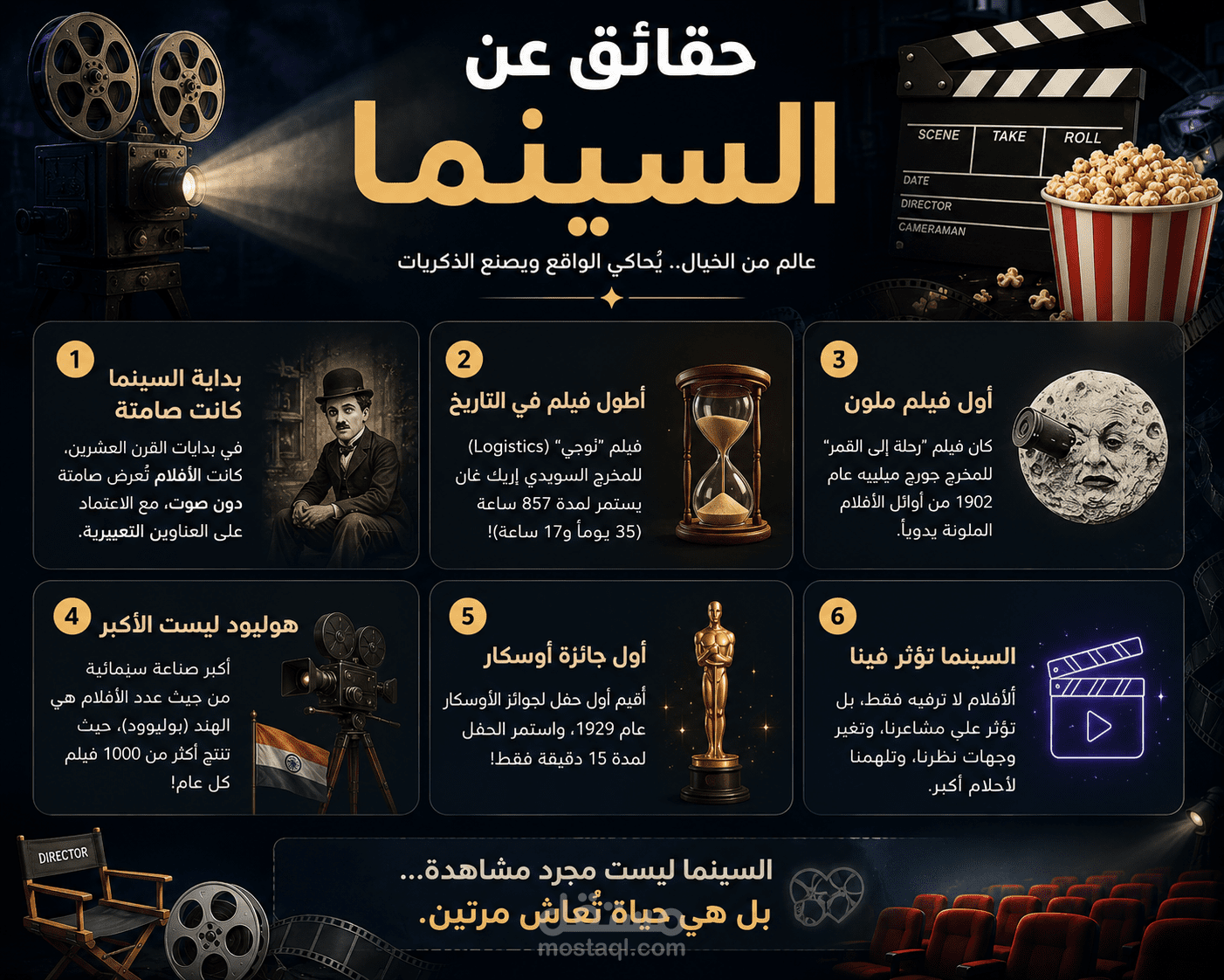 حقائق عن السينما