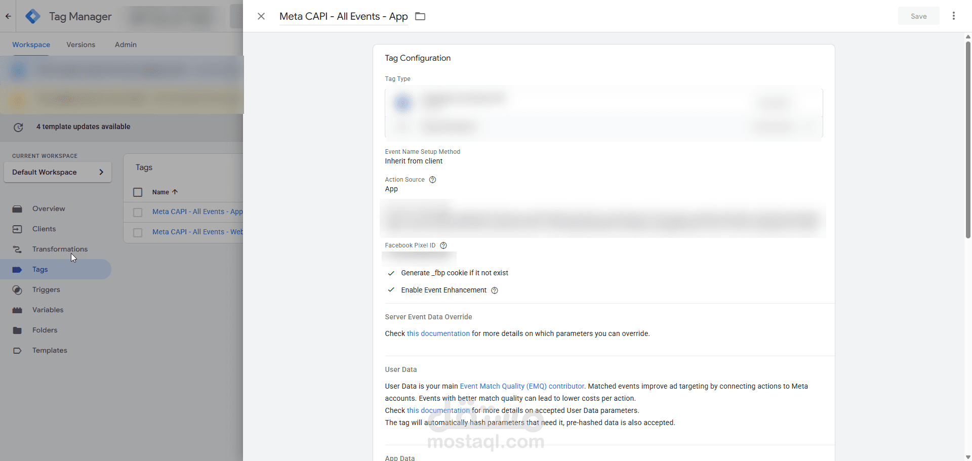 تحليل وتحسين أداء الحملات الإعلانية (Google Ads & Social media Ads), إعداد وتتبع الأحداث (Tracking) باستخدام Google Tag Manager